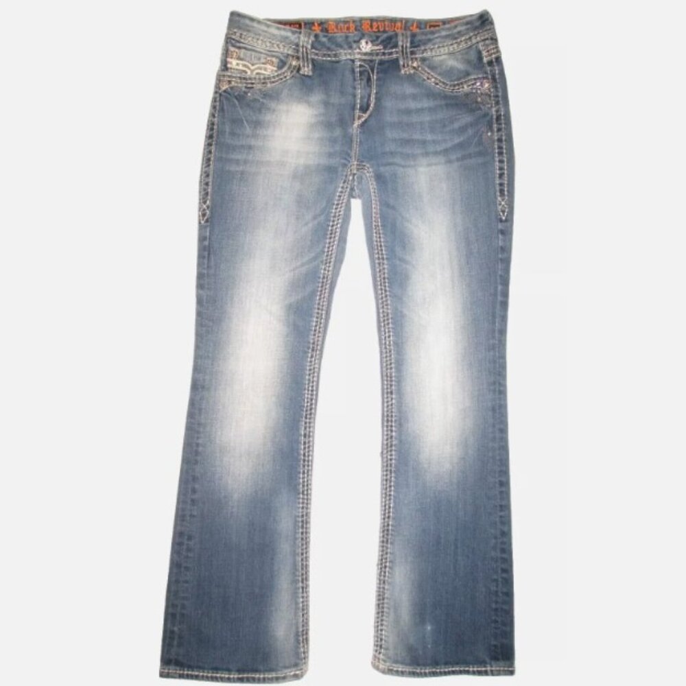 Rock Revival Heaven Easy Boot Jeans Tag Size 29x30